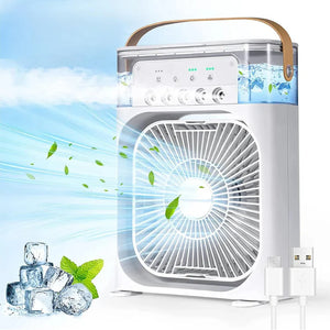 Ventilador enfriador y pulverizador