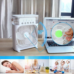 Ventilador enfriador y pulverizador